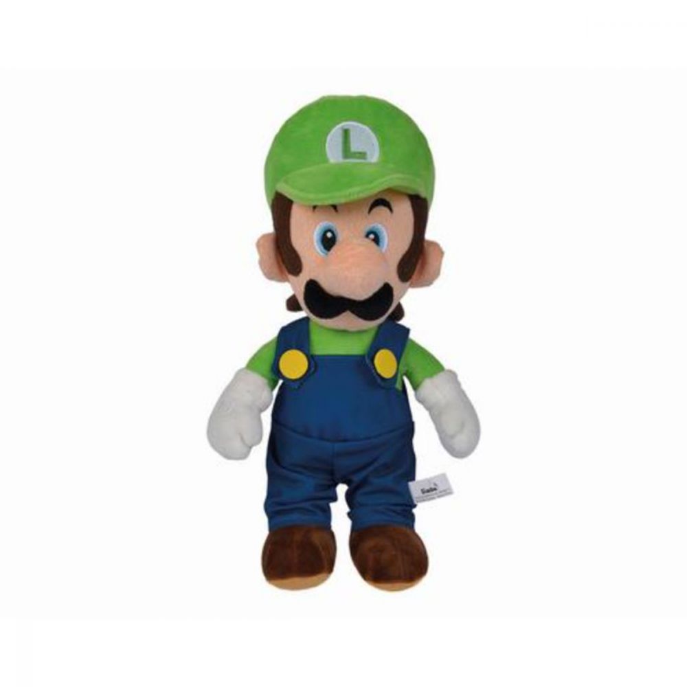 Jucarie de plus, Super Mario, Luigi 30 cm