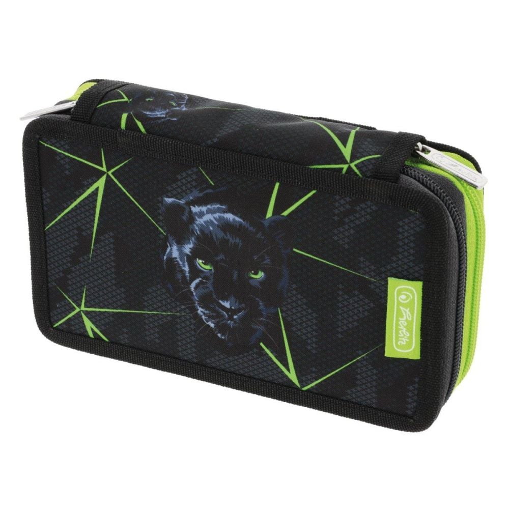 Penar echipat cu 2 compartimente, Herlitz, Wild Life, 23 piese