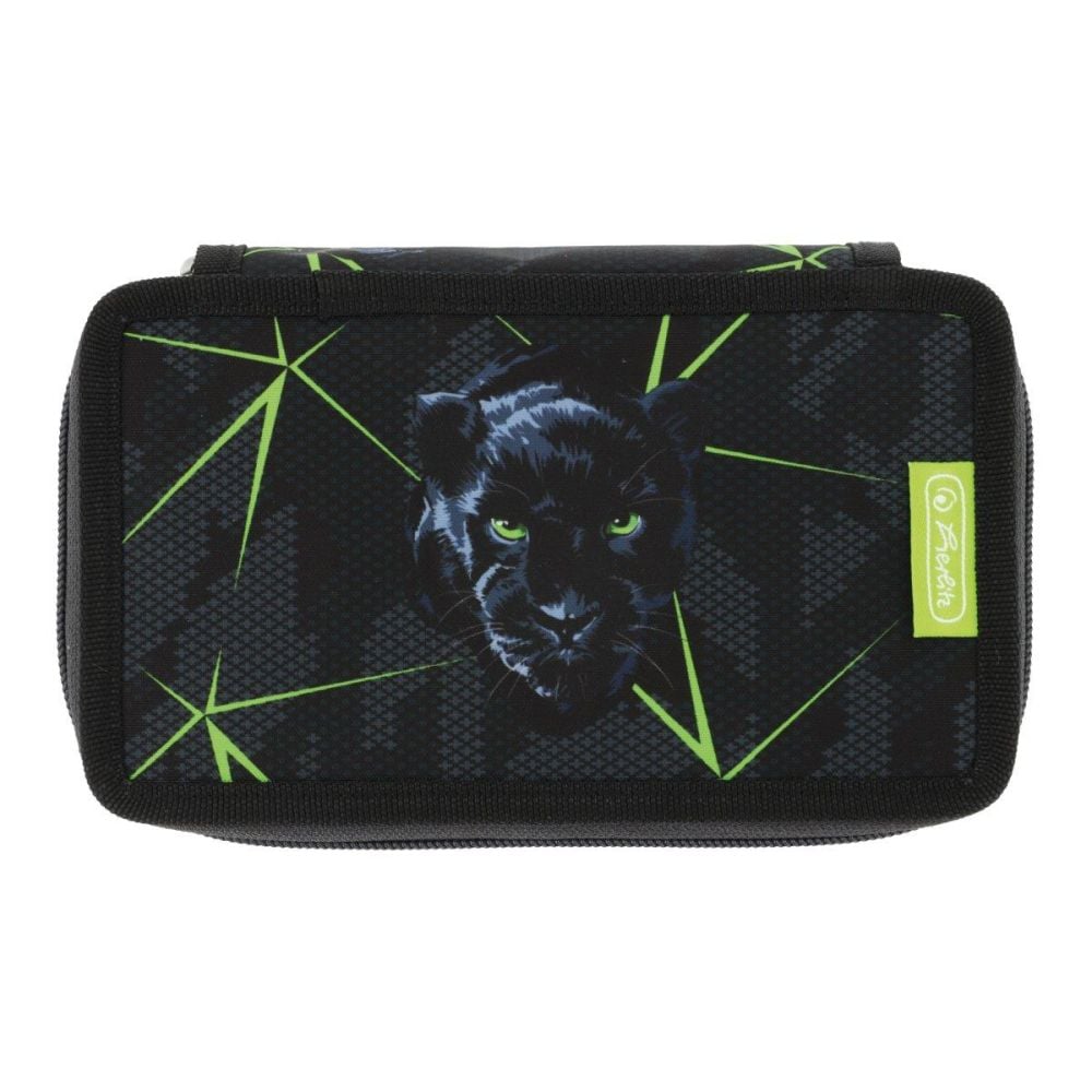 Penar echipat cu 2 compartimente, Herlitz, Wild Life, 23 piese