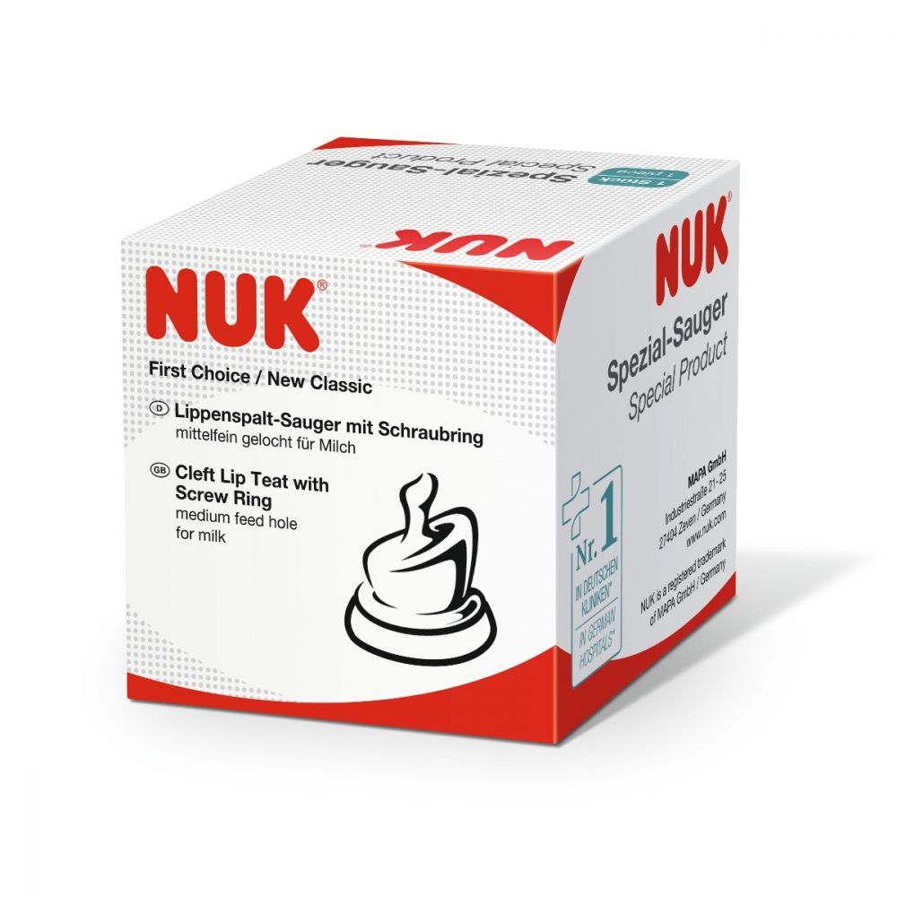 Tetina speciala pentru cheiloschizis (buza de iepure) Nuk FC+ Latex