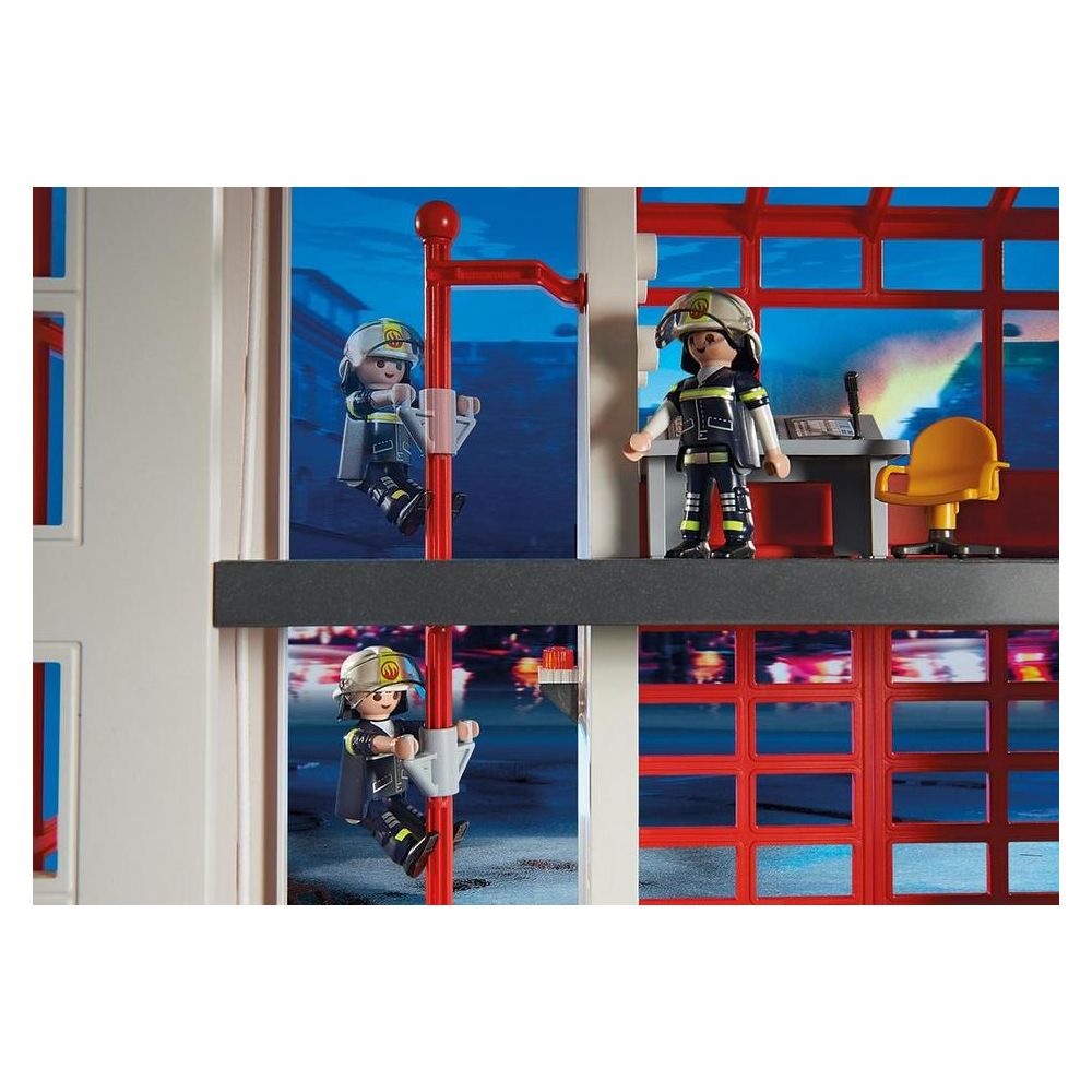 Set de constructie Playmobil City Action - Statia de pompieri cu alarma (5361)