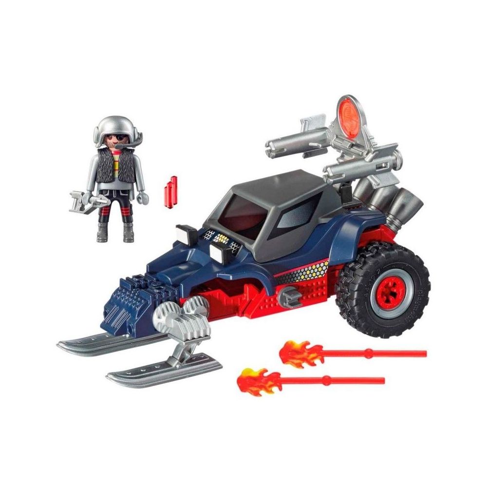 Set Playmobil Top Agents - Piratul arctic cu snowmobil (9058)