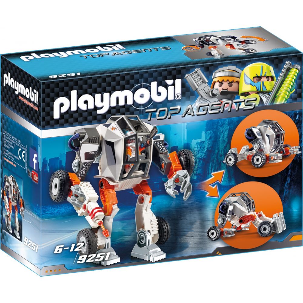 Set Playmobil Top Agents - Robotul Agentului T.E.C.
