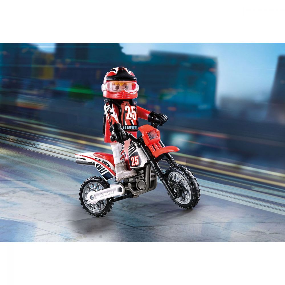Set Playmobil Figures Special Plus - Figurina motociclist