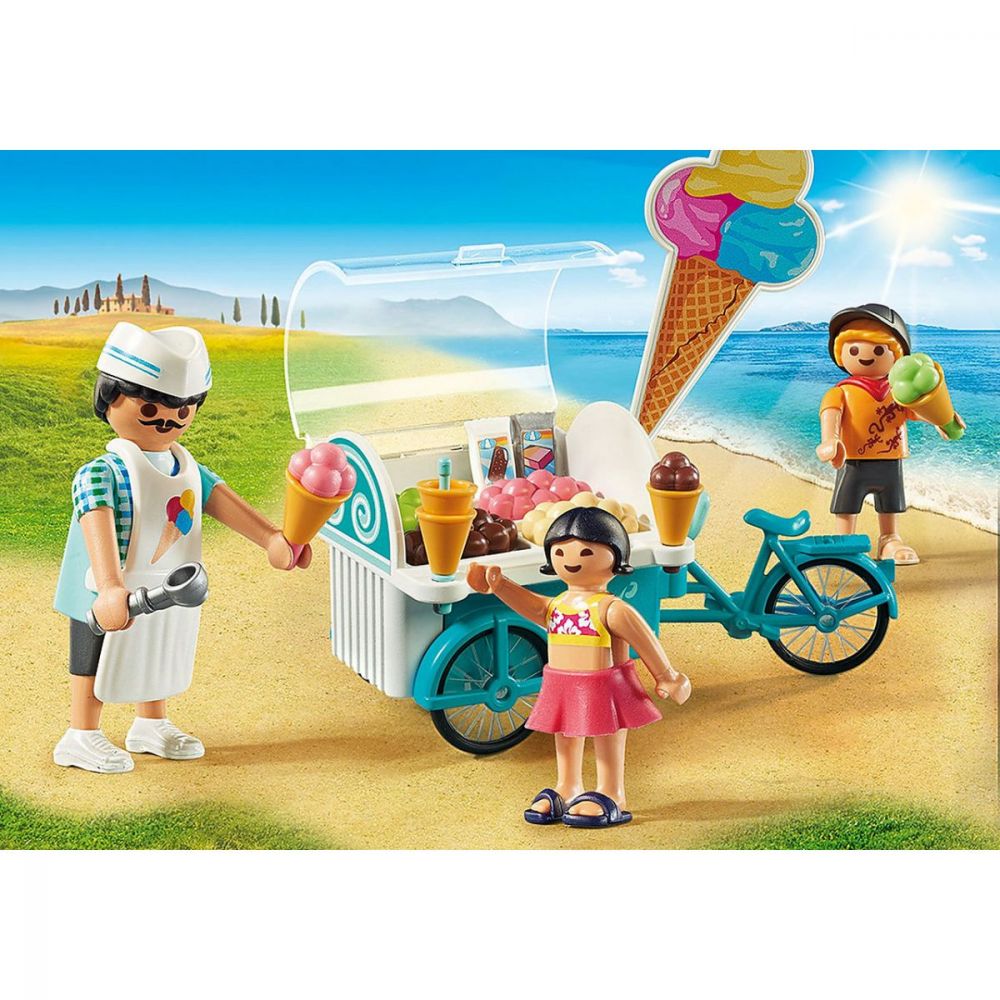 Set Playmobil Family Fun Summer Villa - Aparat De Inghetata Mobil