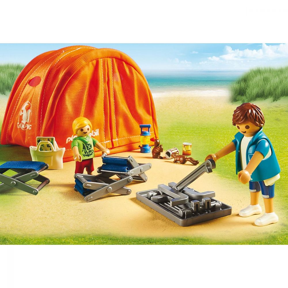 Set Playmobil Family Fun Camping - Cort camping