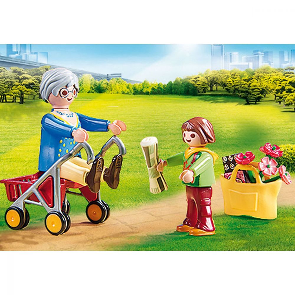 Set Playmobil City Life - Bunica si Fetita