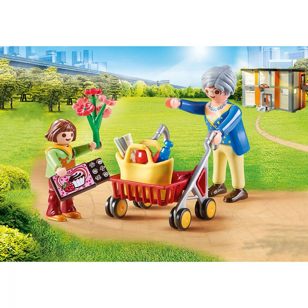 Set Playmobil City Life - Bunica si Fetita