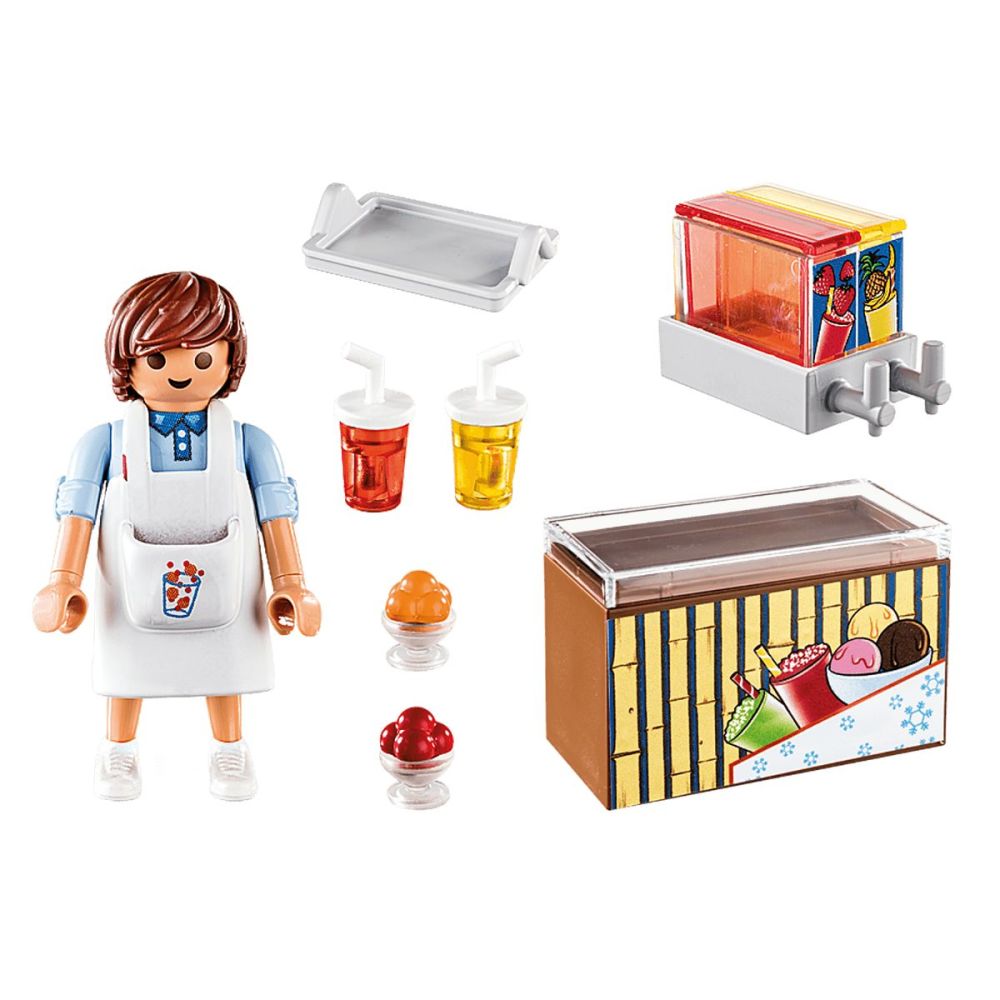 Set Playmobil - Vanzator de inghetata