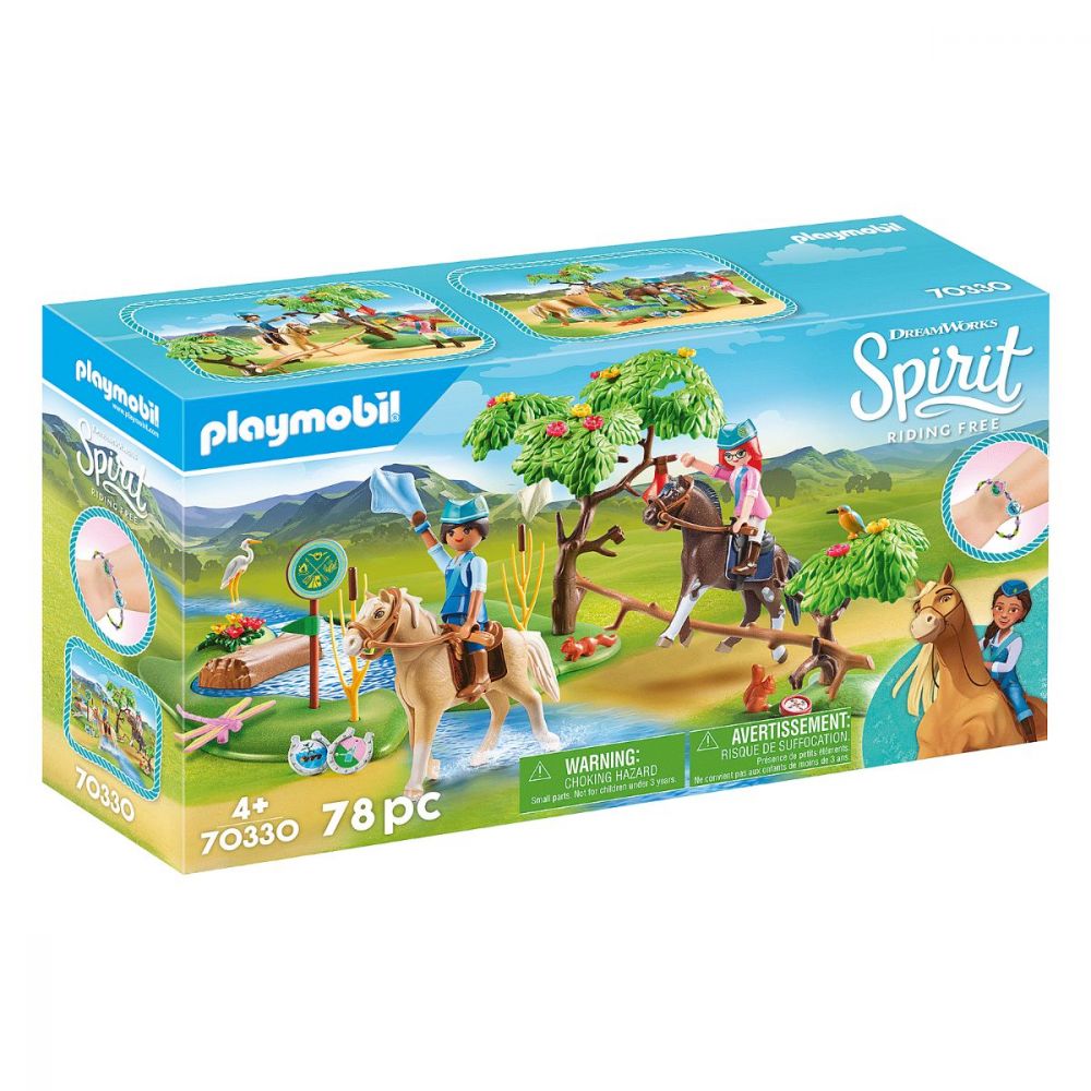 Set Playmobil Spirit III - Calareti la rau