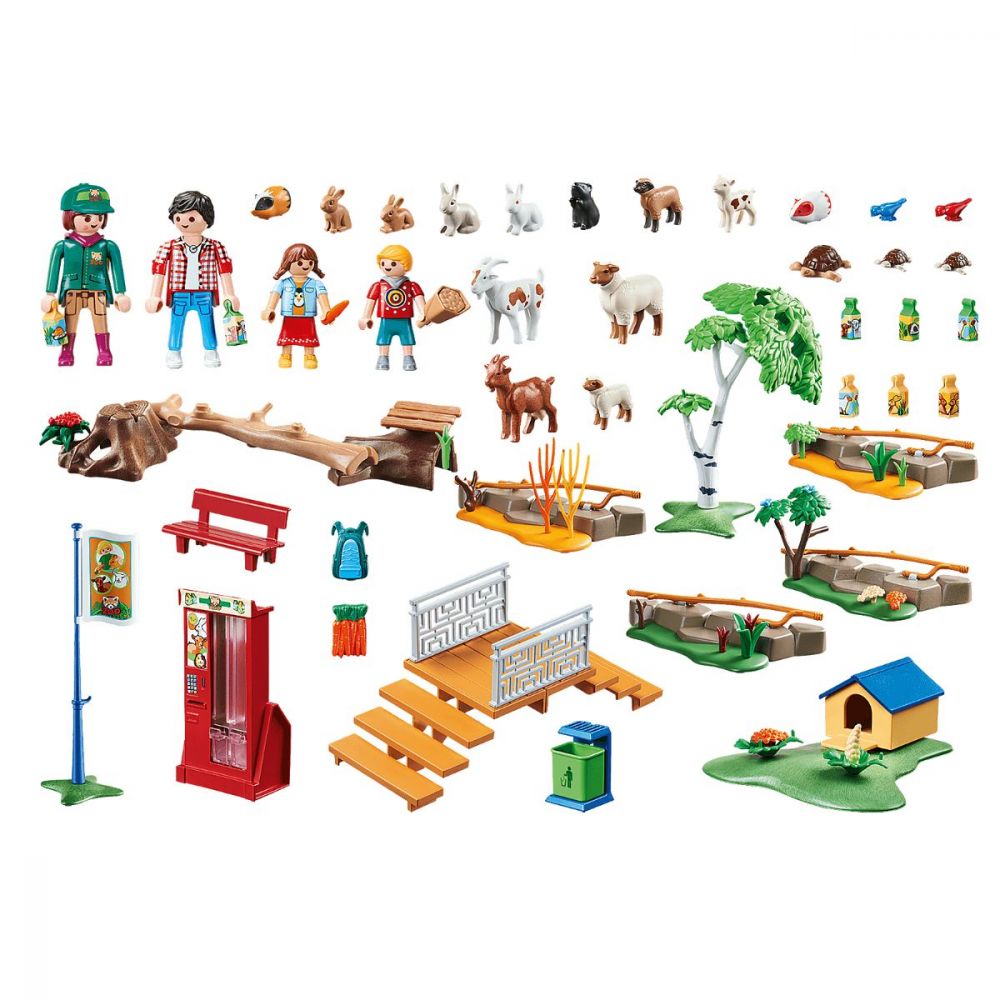 Set Playmobil Family Fun Large Zoo - Tarcul animalelor de la Zoo