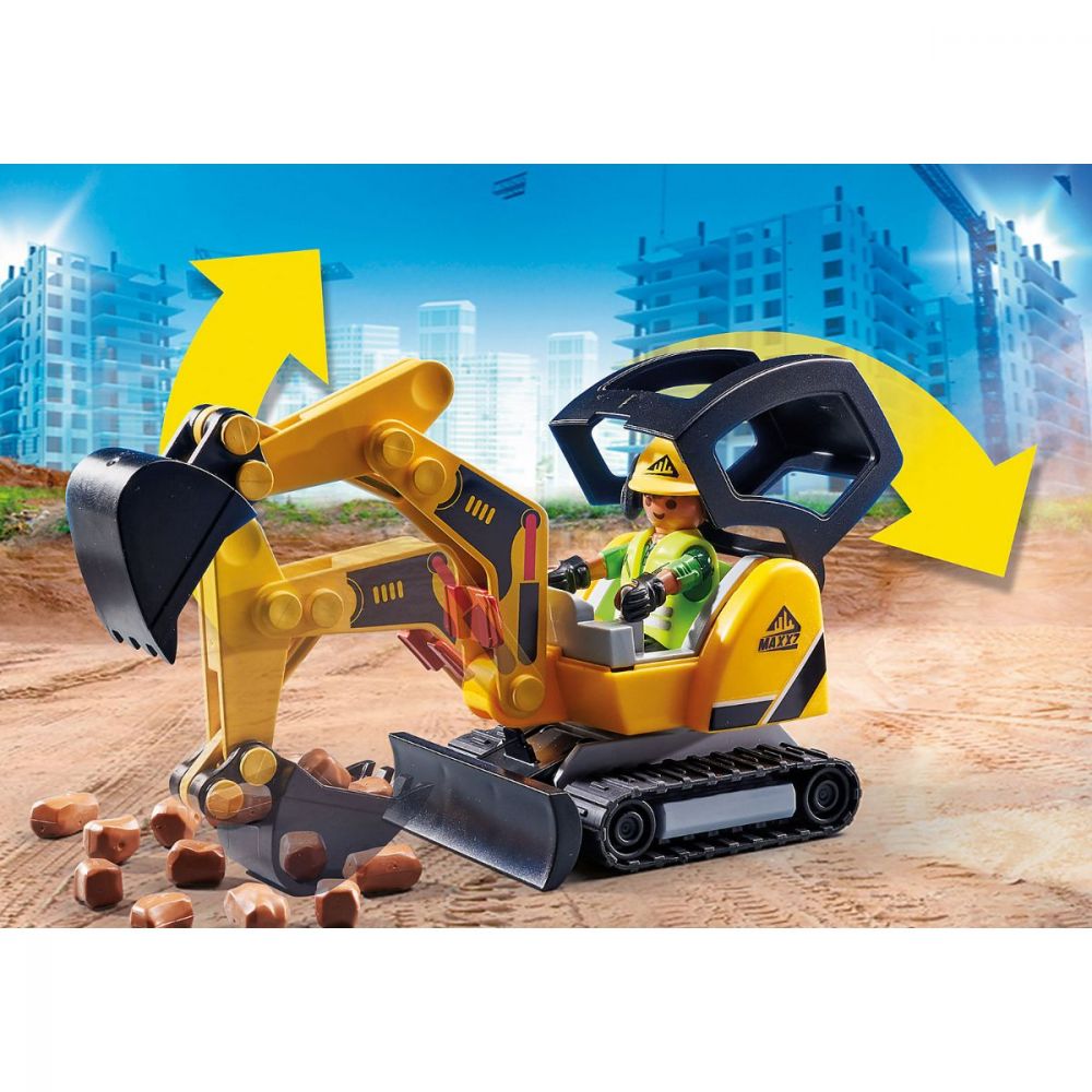 Set Playmobil City Action- Excavator mic
