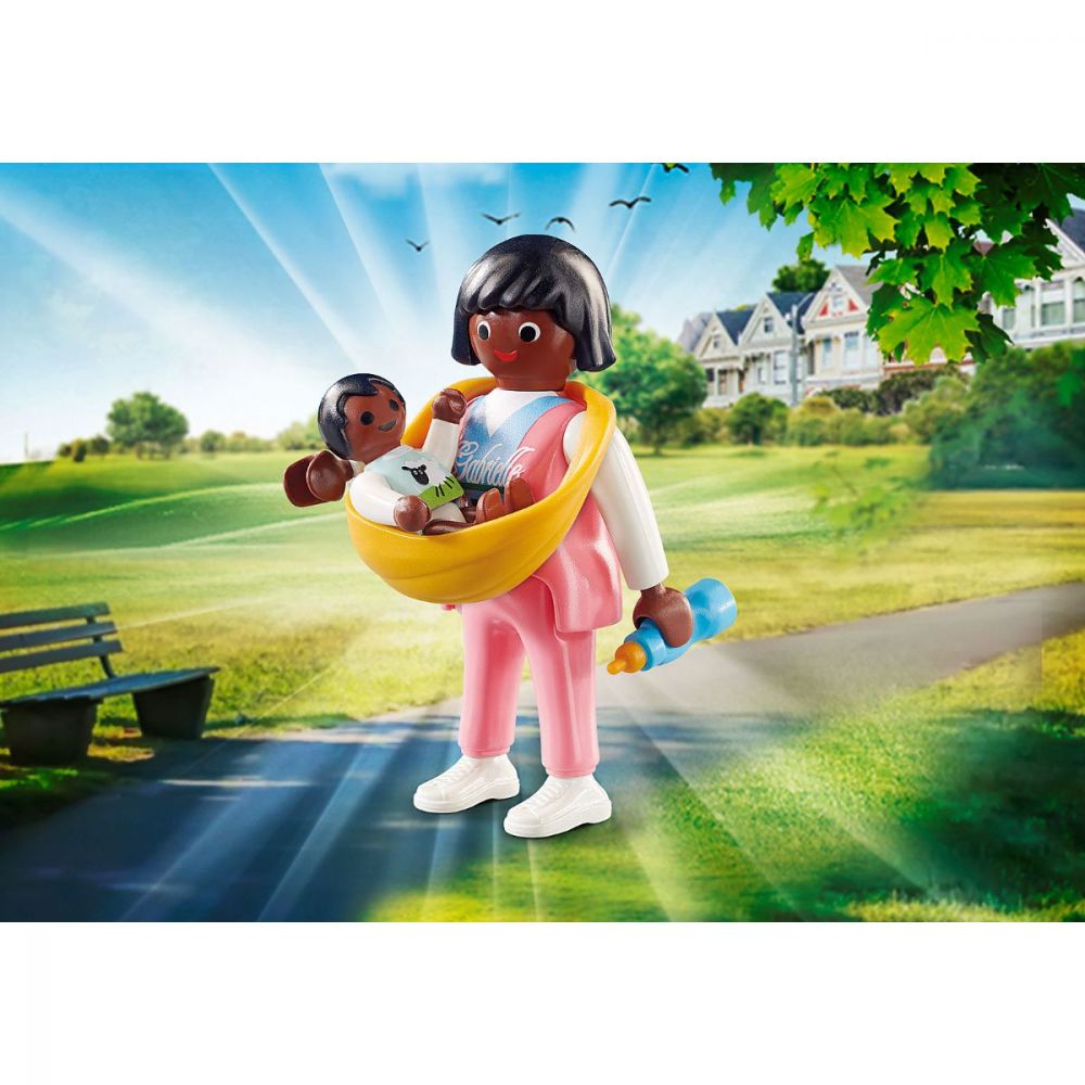 Figurina Playmobil - Mama cu bebelus