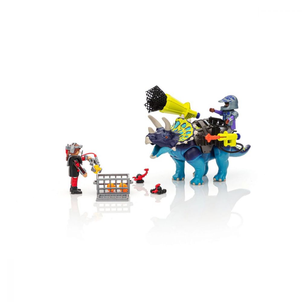 Set Playmobil Dino Rise - Triceratops - Batalia pentru piatra legendara