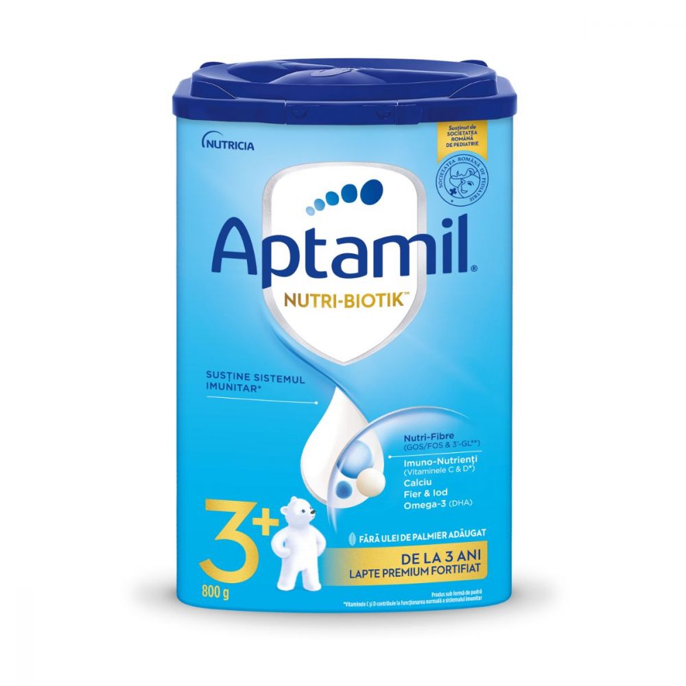 Lapte praf Aptamil Junior 3+, 6 pachete x 800 g