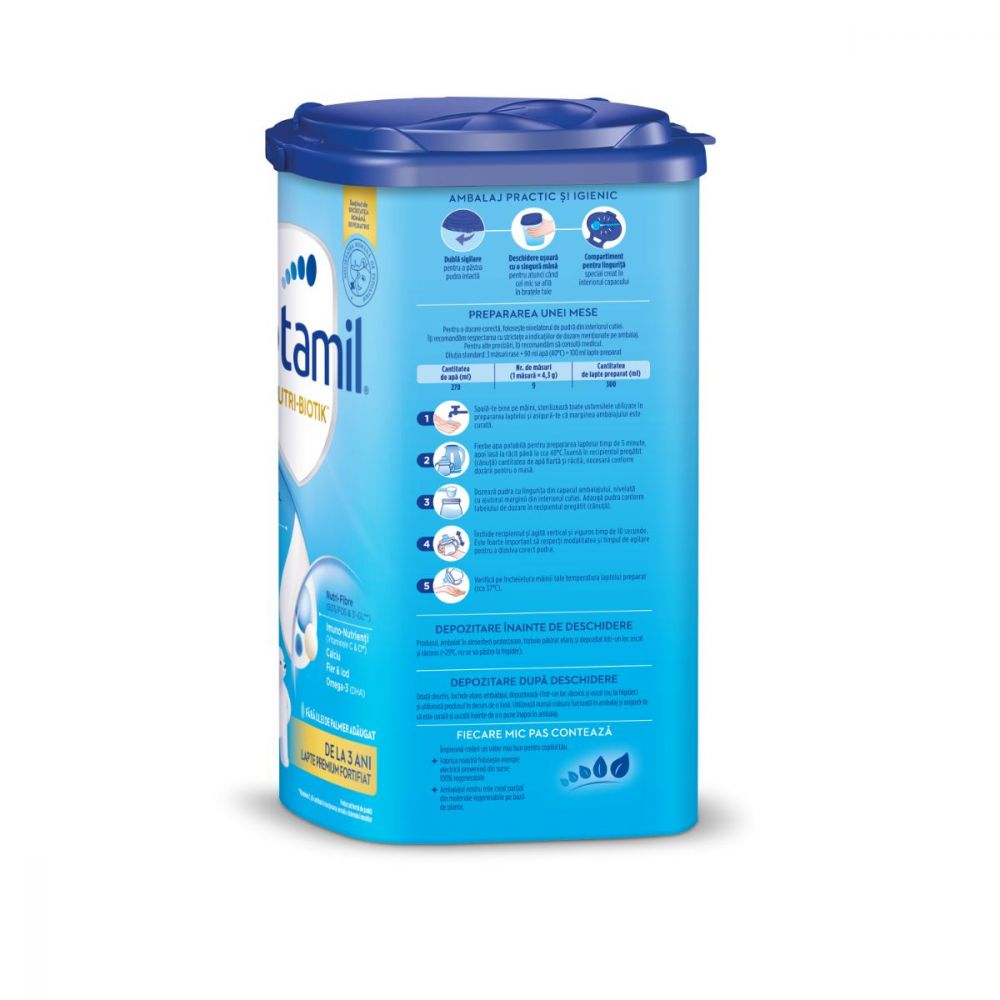 Lapte praf Aptamil Junior 3+, 6 pachete x 800 g