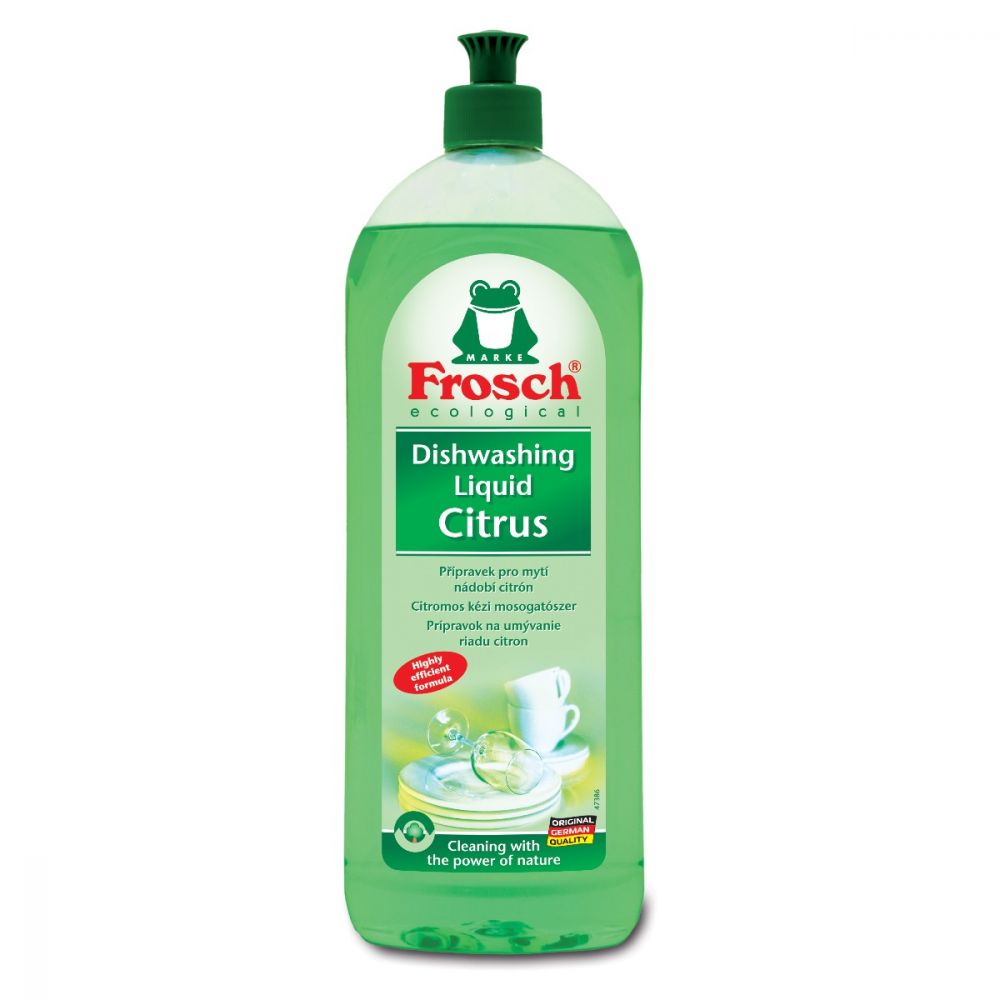 Detergent lichid pentru vase Lime Frosch, 750 ml