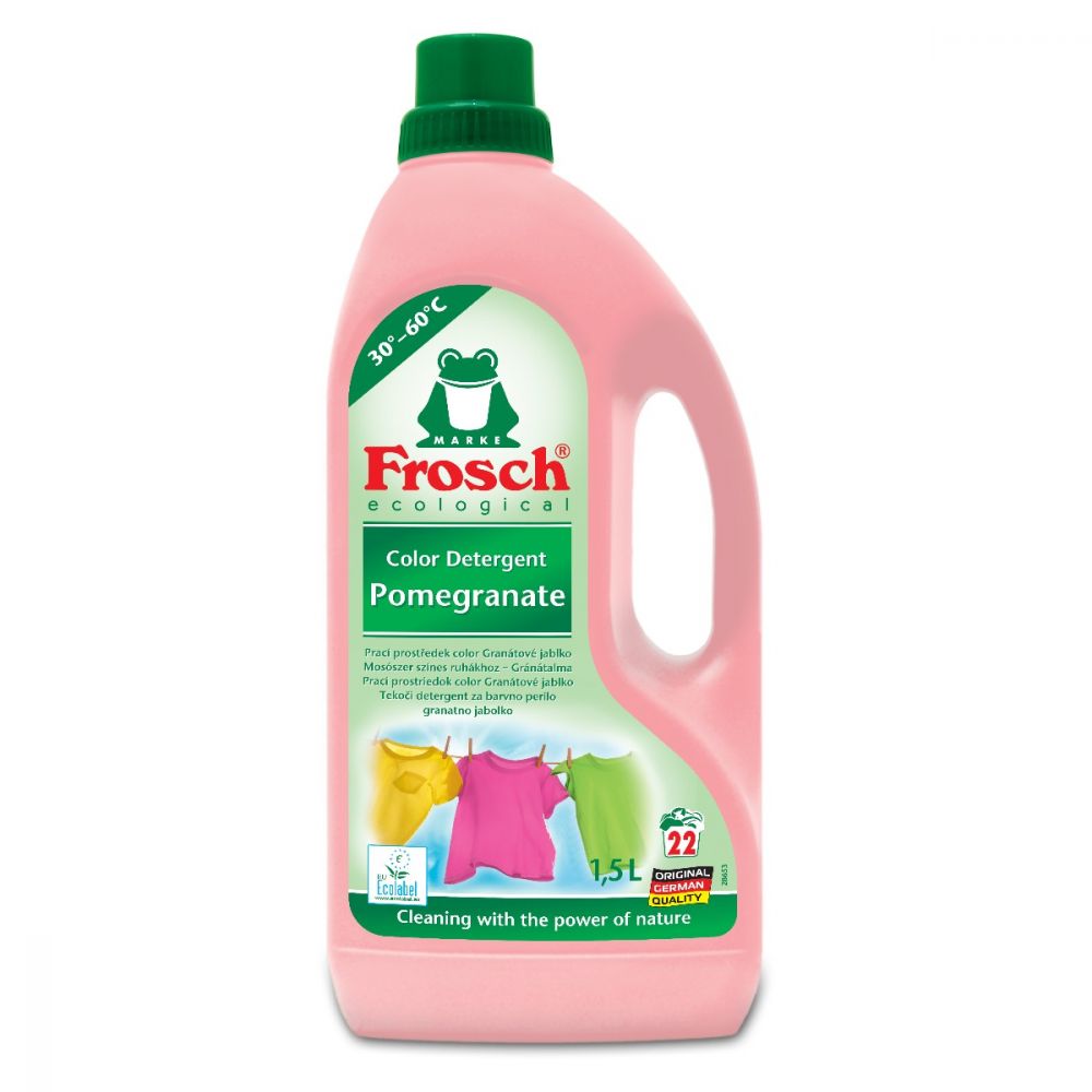 Detergent lichid pentru rufe colorate Frosch, Rodie, 1,5 L