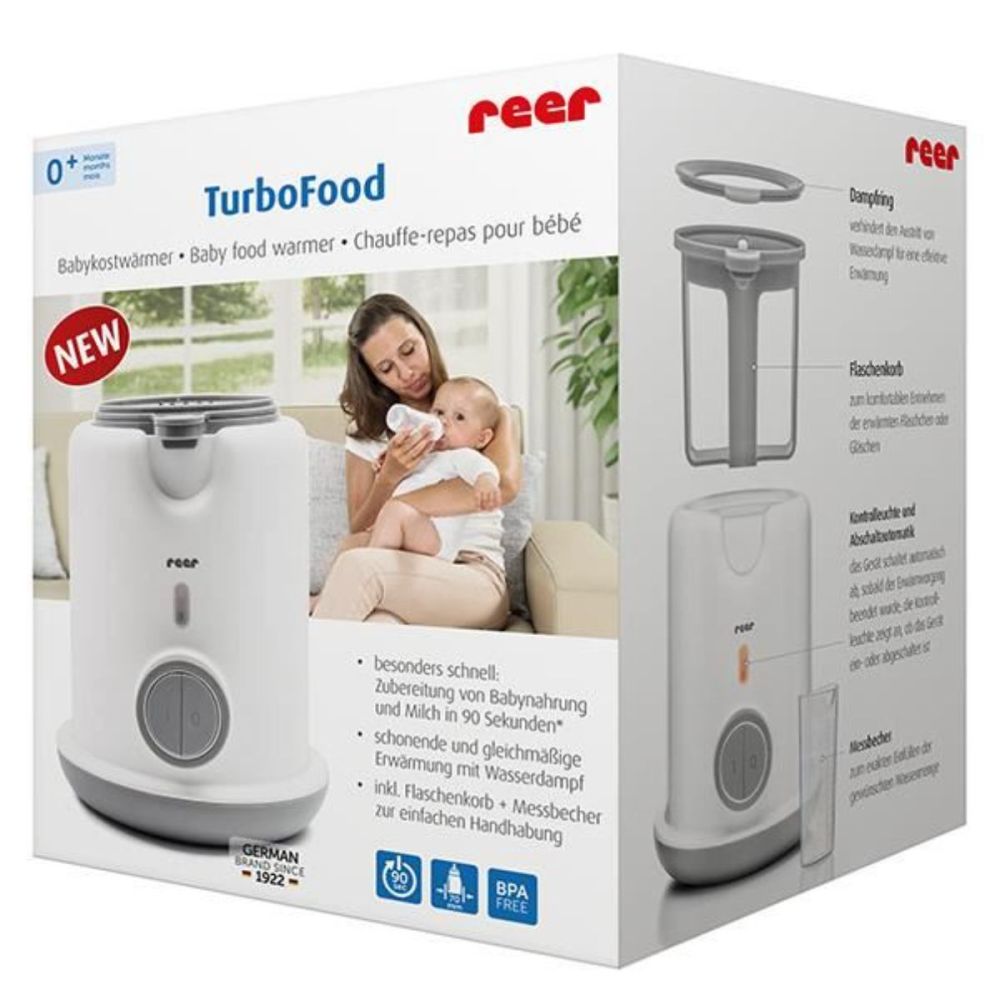 Incalzitor rapid pentru biberoane, Reer, Turbofood, 33040