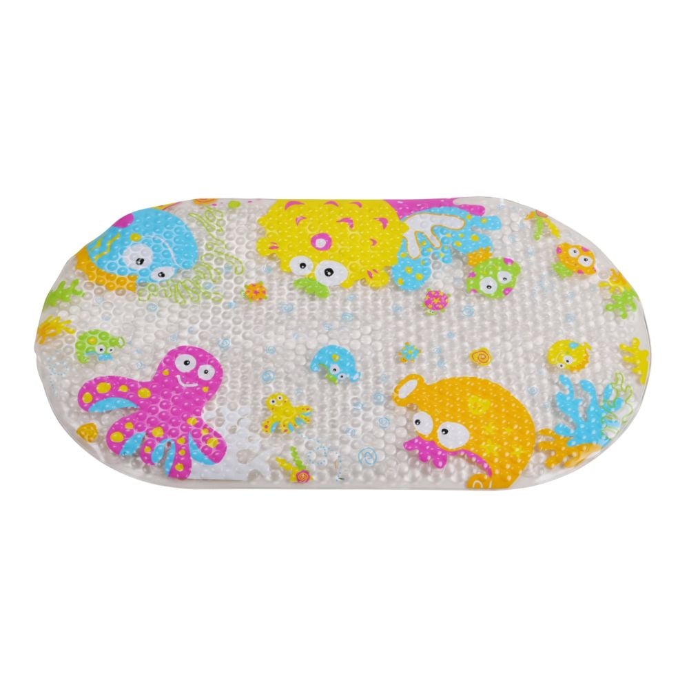 Set covoras de baie si 3 jucarii din lumea subacvatica, Knorr Toys, 69 x 39 cm