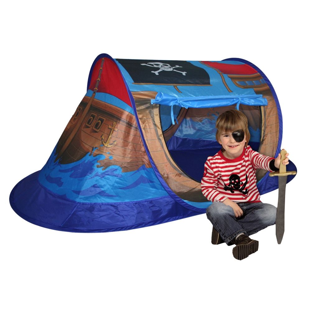 Cort de joaca pop-up, Knorr Toys, 170 x 85 x 70 cm, Corabia piratilor