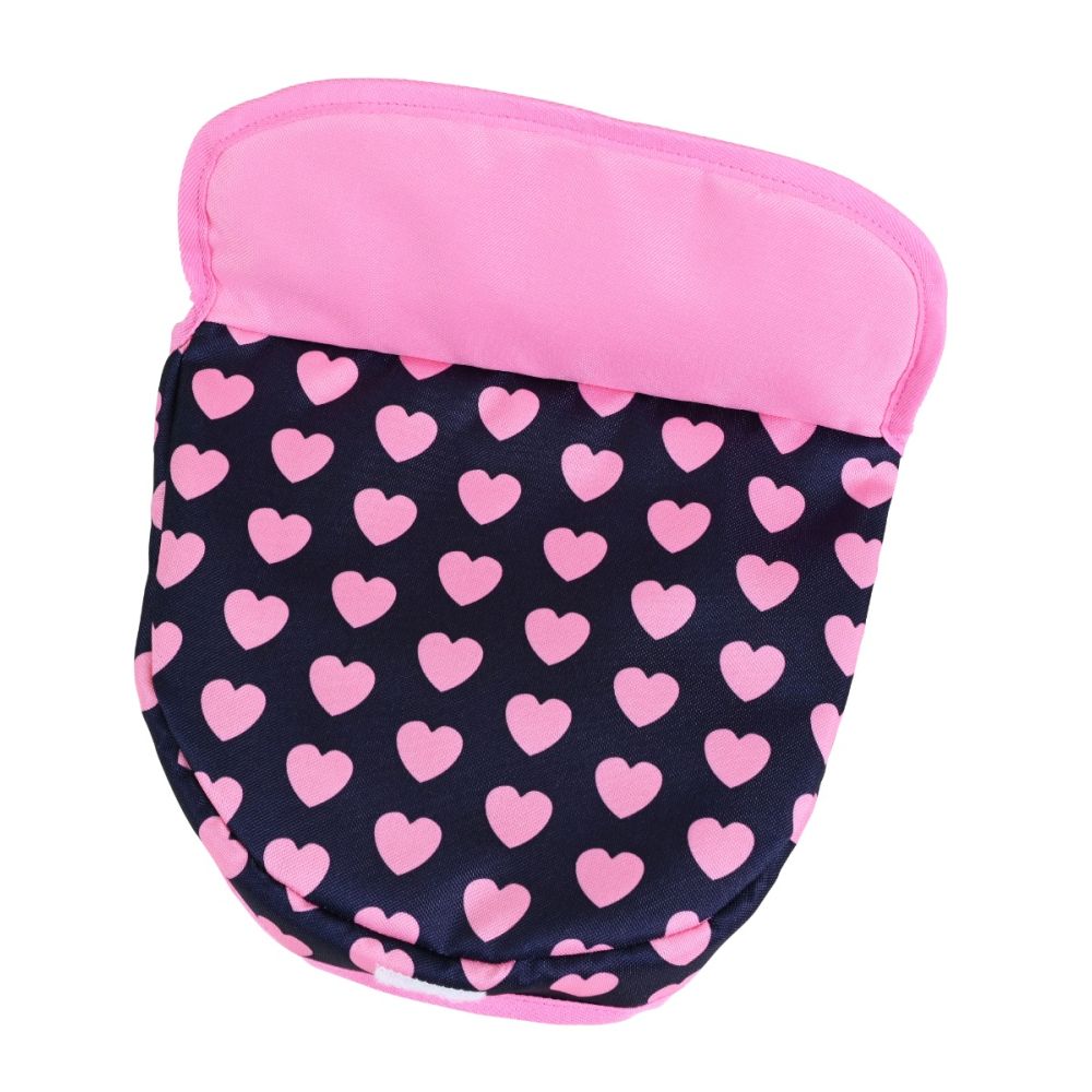 Carucior landou pentru papusi, Knorr Toys Boonk, reglabil si transformabil, 59 x 42 x 80 cm, Pink Hearts