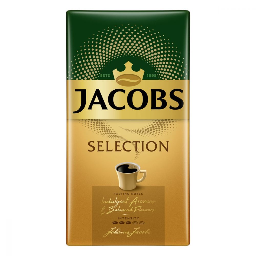 Cafea macinata si prajita Jacobs Selection, 500 g