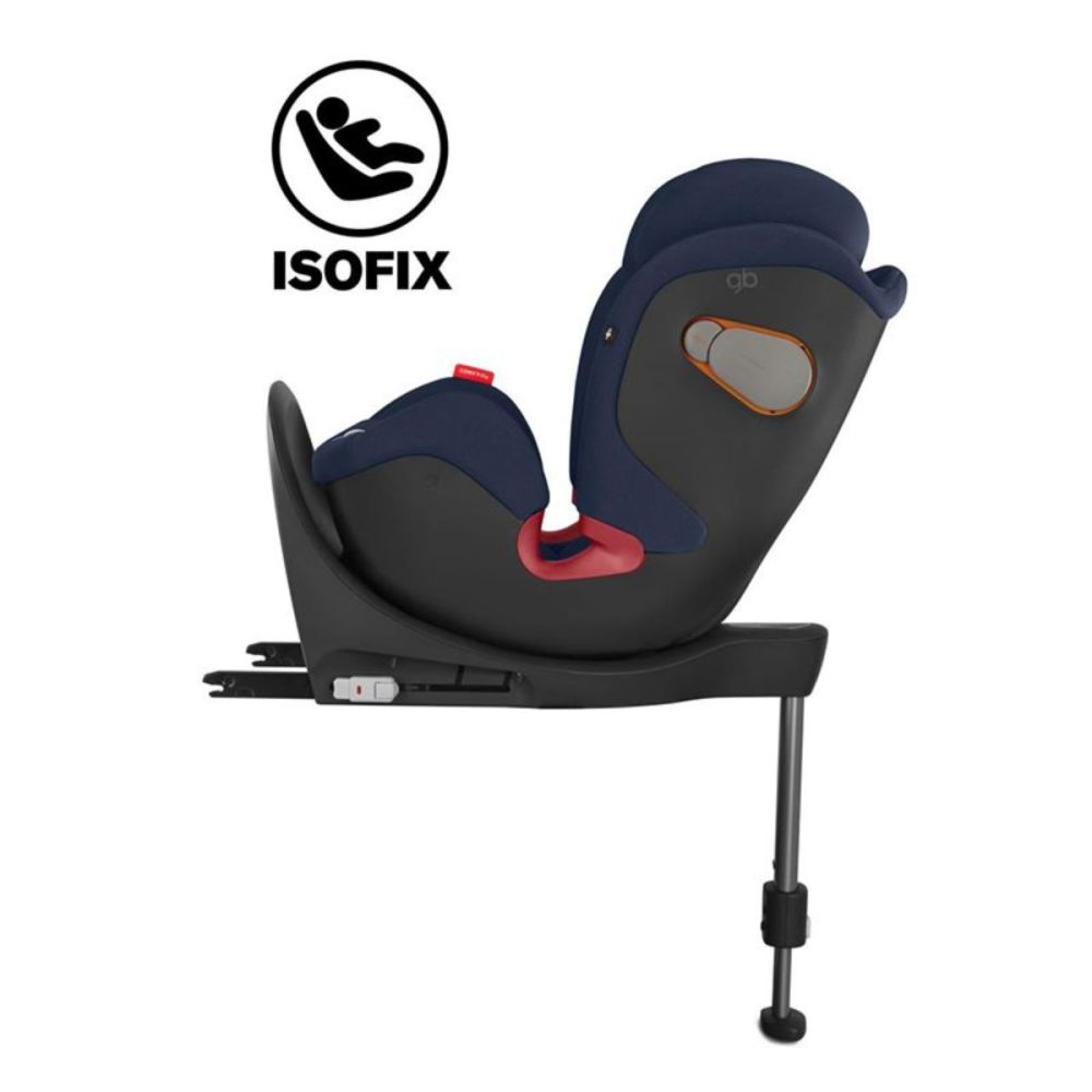 Scaun auto cu Isofix GB Convy-Fix London Grey, 0 - 25 Kg