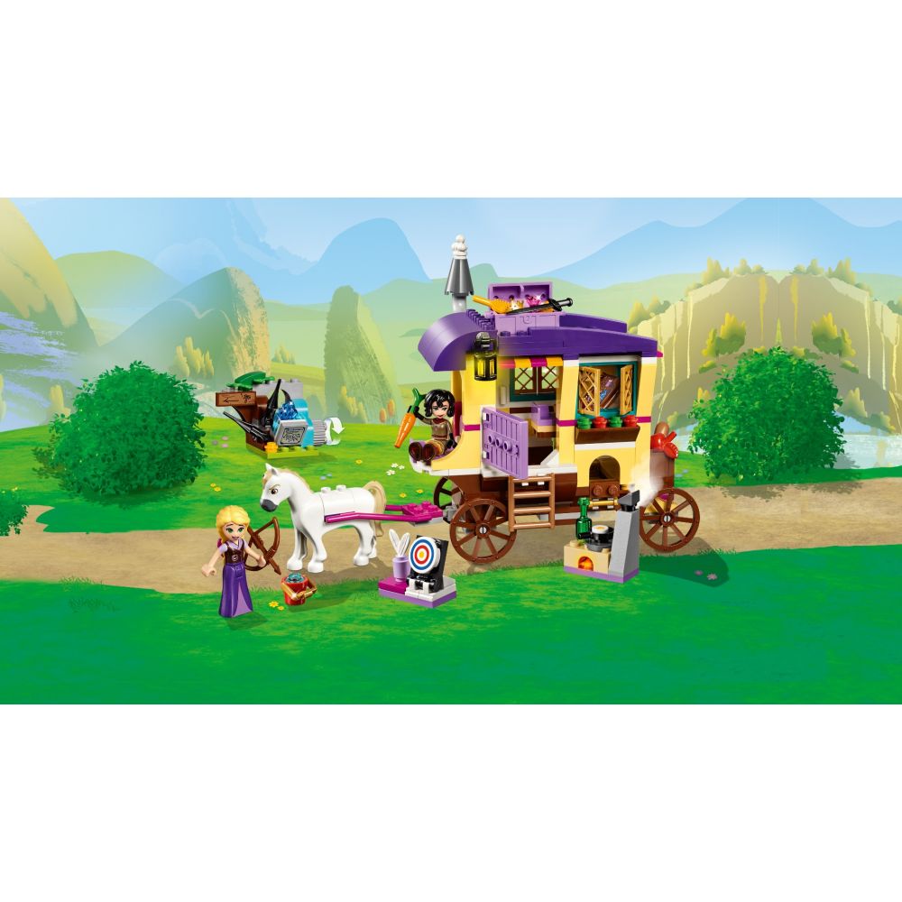 LEGO® Disney Princess™ - Rulota de calatorii a lui Rapunzel (41157)
