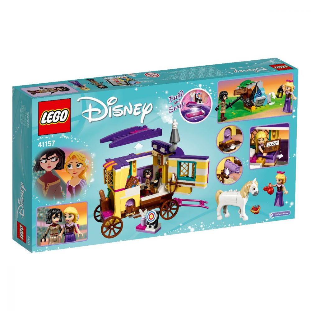 LEGO® Disney Princess™ - Rulota de calatorii a lui Rapunzel (41157)