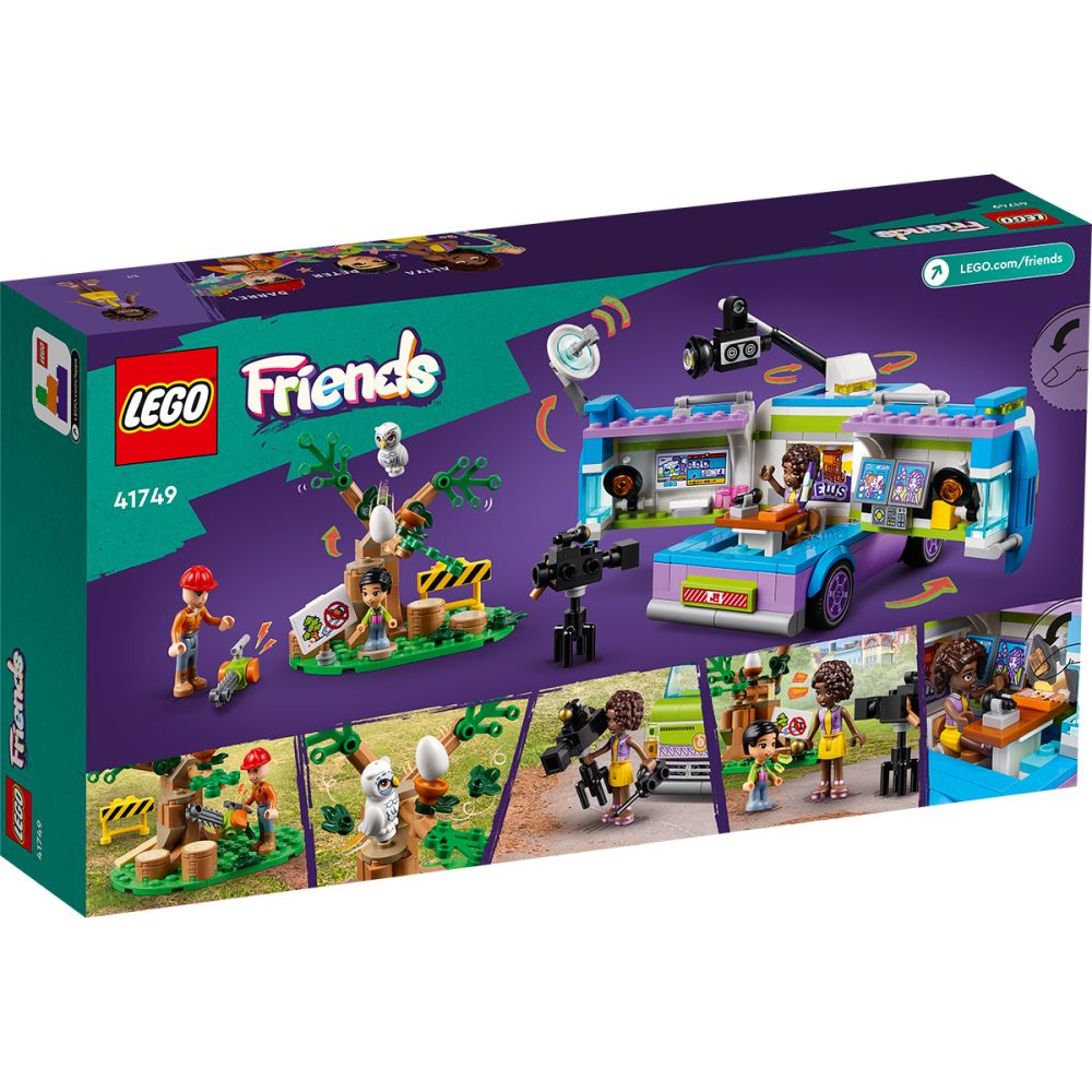 LEGO® Friends - Studioul mobil de stiri (41749)