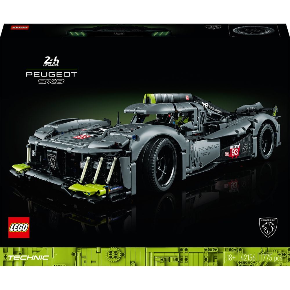 LEGO® Technic - PEUGEOT 9X8 24H Le Mans Hybrid Hypercar (42156)