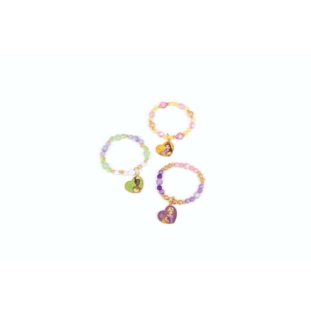 Set de creat bratari si autocolante, Make It Real, Disney Princess