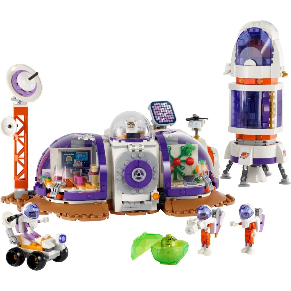 LEGO® Friends - Baza spatiala si racheta pe Marte (42605)