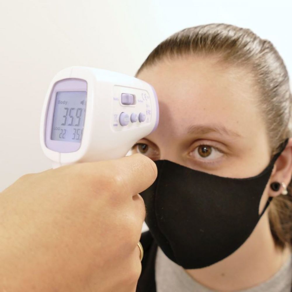 Termometru medical profesional pentru frunte, cu Infrarosu, Tfa, Bodytemp, 478