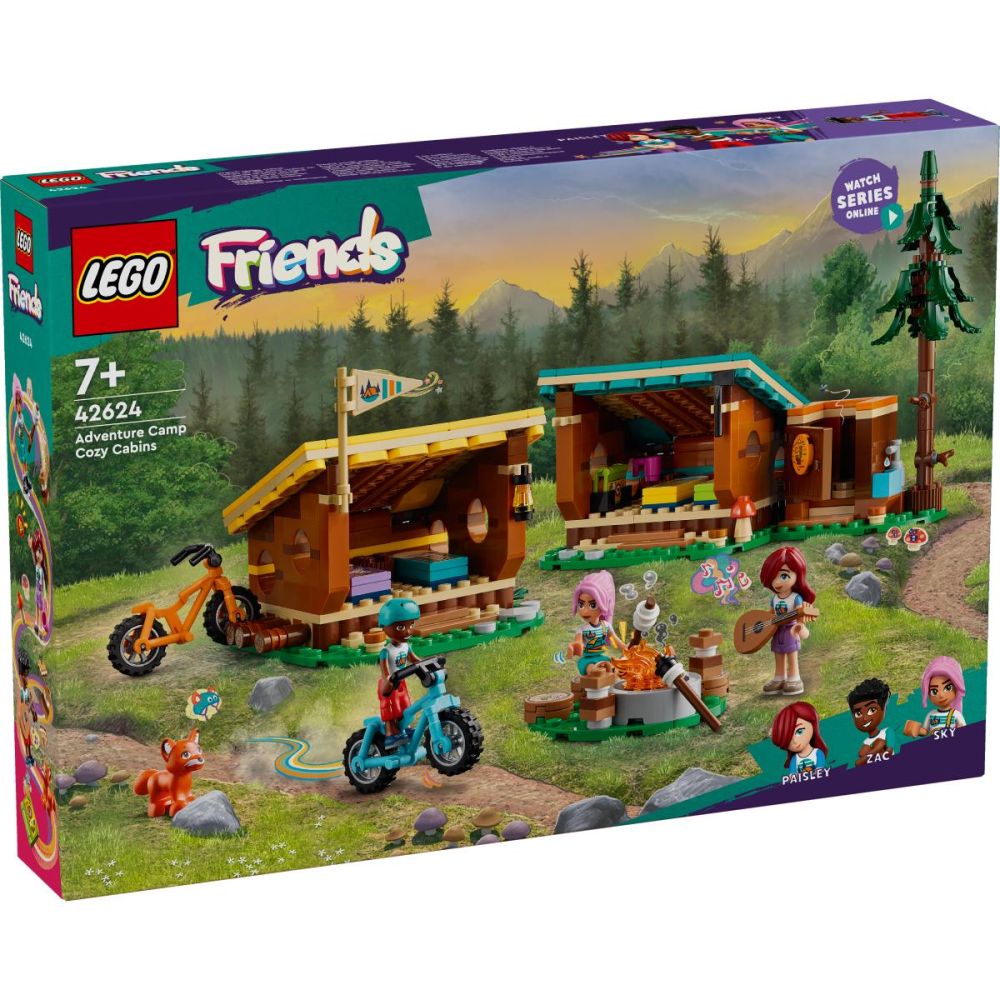 LEGO® Friends - Cabane confortabile in tabara de aventuri (42624