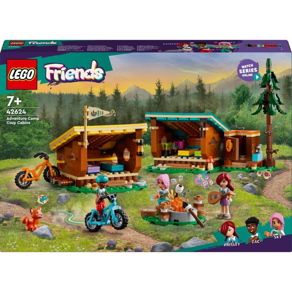 LEGO® Friends - Cabane confortabile in tabara de aventuri (42624)