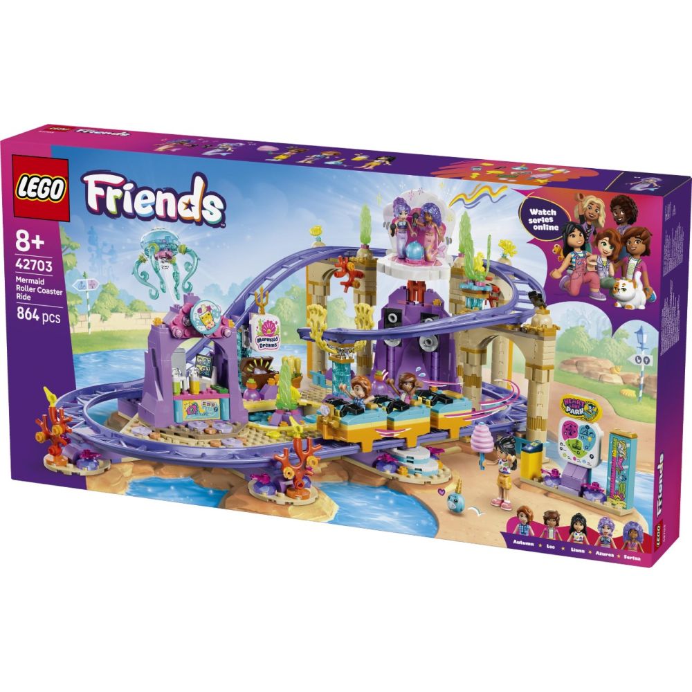LEGO® Friends - Roller-coaster cu sirene (42703)