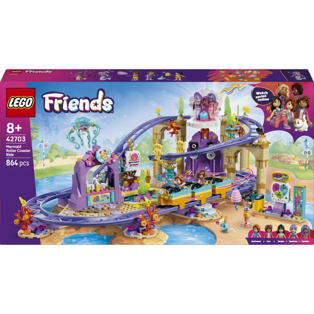 LEGO® Friends - Roller-coaster cu sirene (42703)