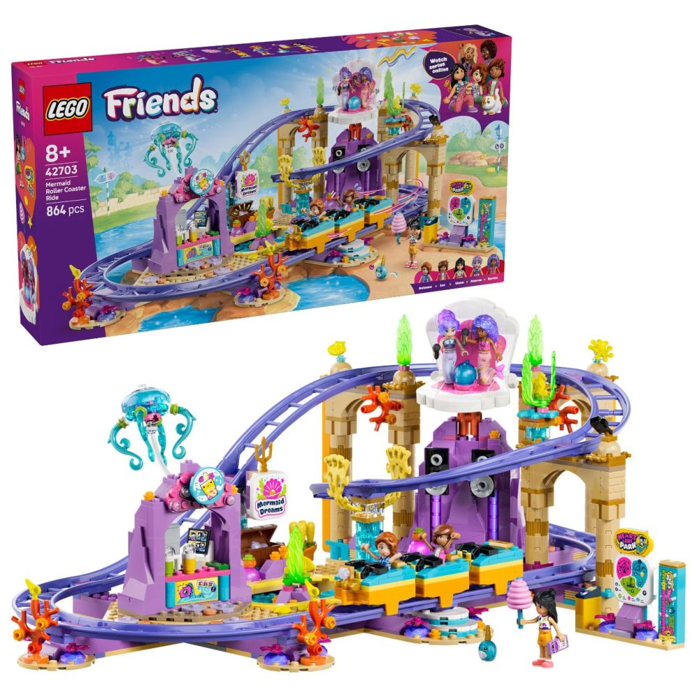 LEGO® Friends - Roller-coaster cu sirene (42703)