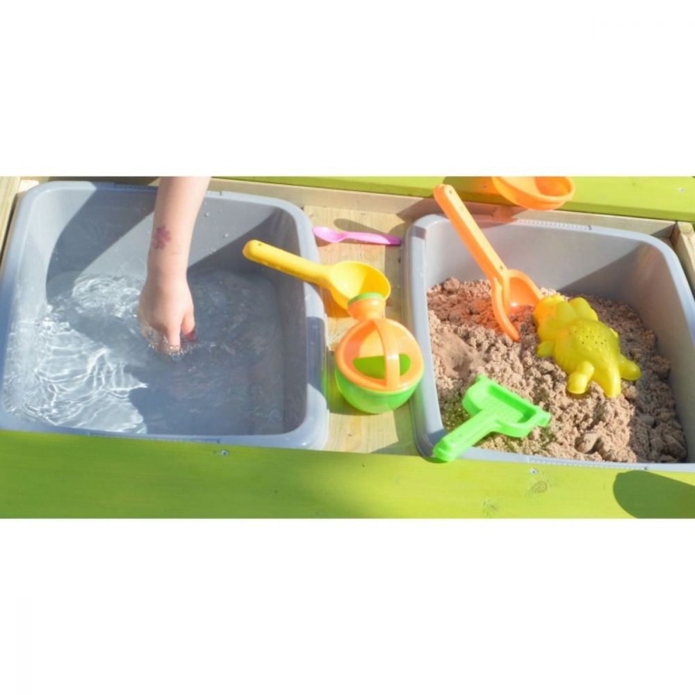 Masa de picnic senzoriala cu loc pentru nisip si apa, Wendi Toys