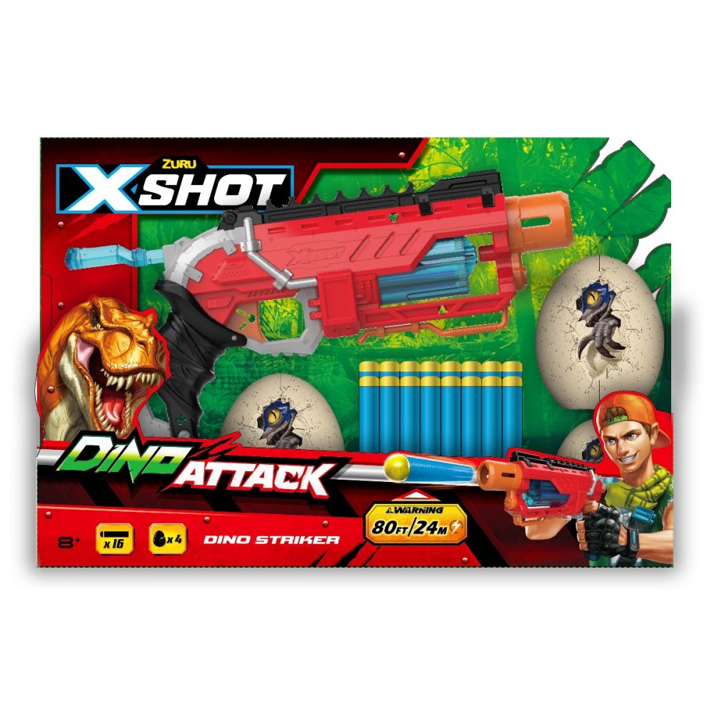 Blaster X-Shot Dino Attack Hunter, 16 proiectile