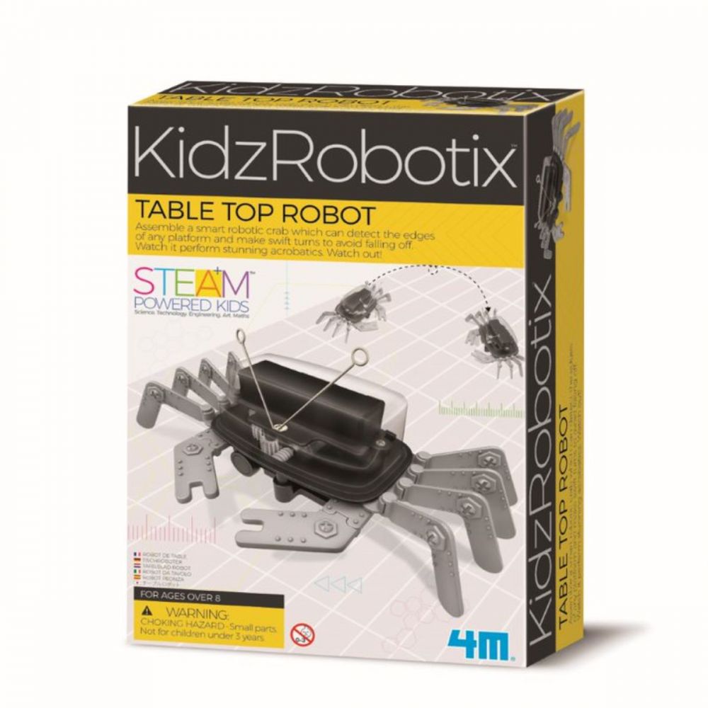 Kit constructie robot, 4M, Table Top Robot Kidz Robotix