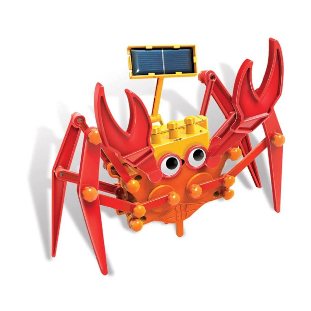 Kit constructie crab robot hibrid, 4M, Stiinta verde