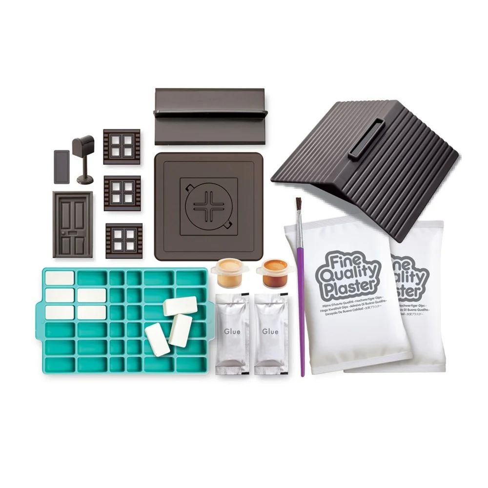 Kit creativ, 4M, Construieste cu mini caramizi, KidzLabs