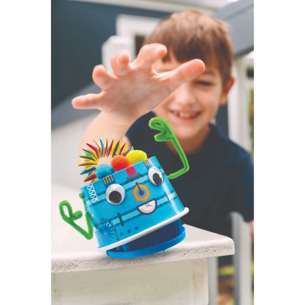 Set creativ STEM 4M, Robotul din carton, Thinking kits
