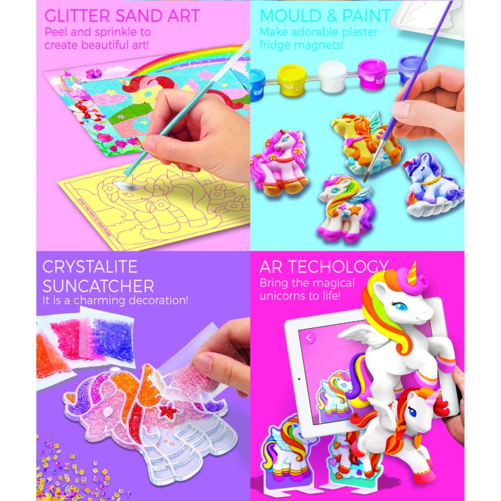 Set creativ, 4M, Unicorni magici