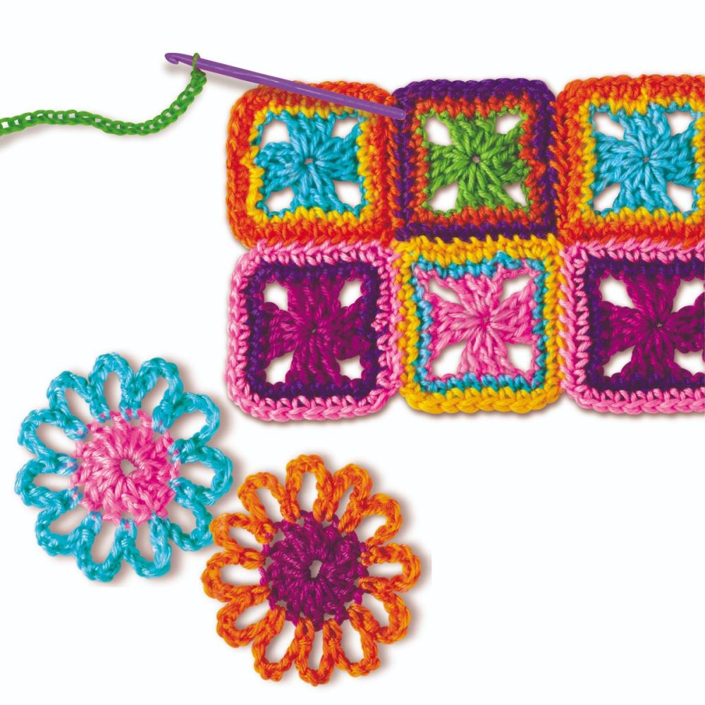 Kit stiintific STEAM Kids, 4M, Tricotat si crosetat | Noriel