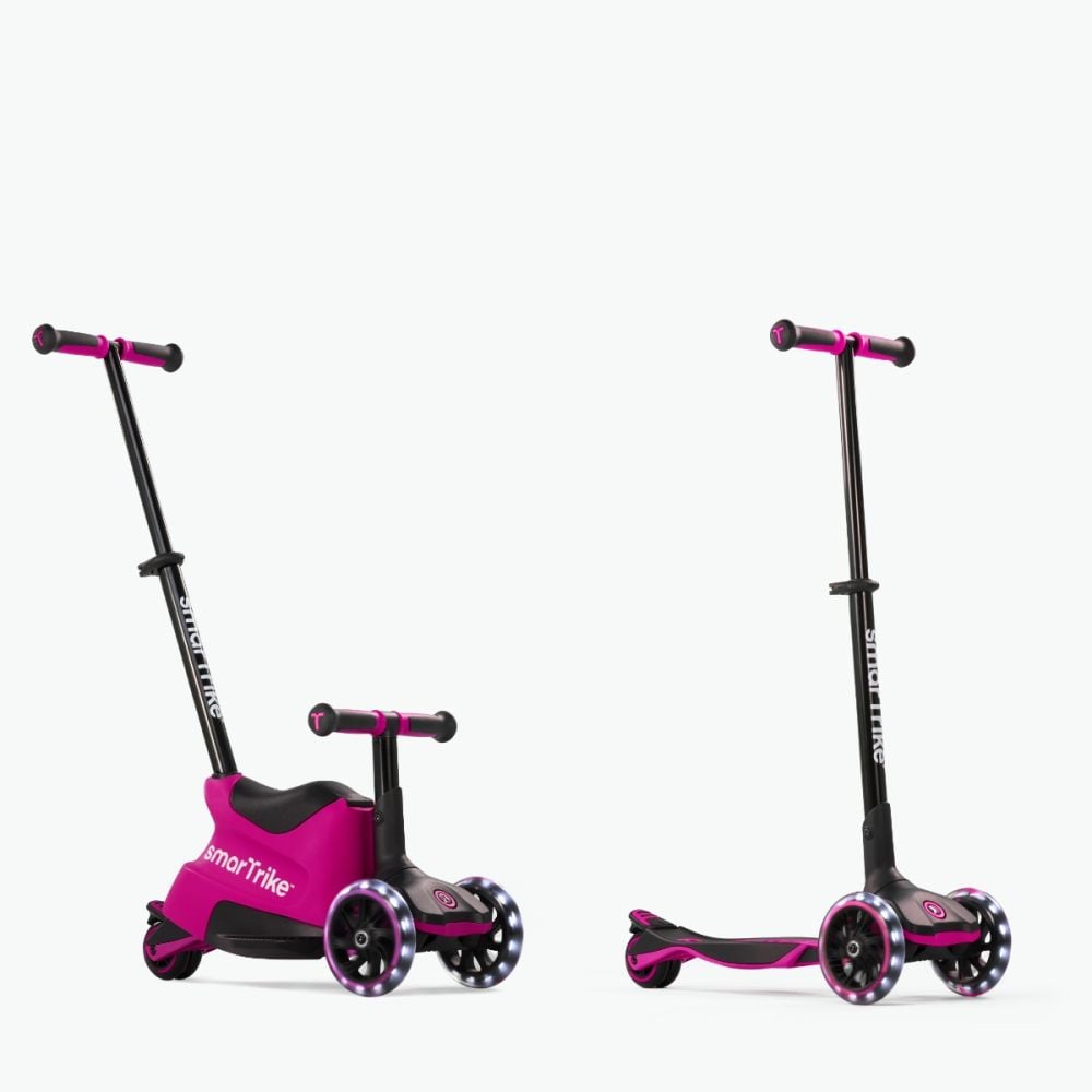 Trotineta 3 in 1, Smart Trike Xtend, Ride-On, Pink
