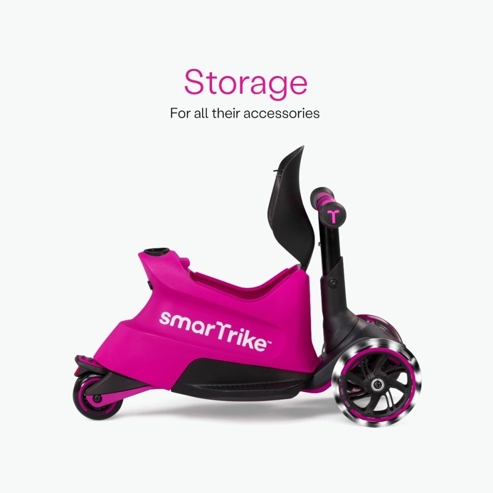 Trotineta 3 in 1, Smart Trike Xtend, Ride-On, Pink
